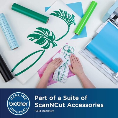 Brother ScanNCut Vinyl Transfer Tape, Assorted Colors, 10 Sheets/Pack (VINLMPTPG-STP)