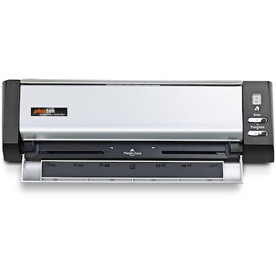 Plustek MobileOffice D430 Plus Duplex Portable Card/Document Scanner, Gray (D430PLUS)