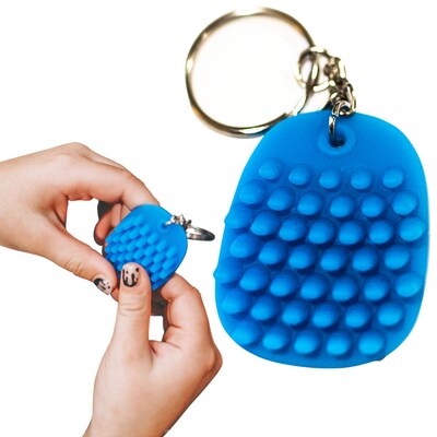 Hedgehog Technology LLC Fidget Keychain, Blue (HHG758524BLKEY)