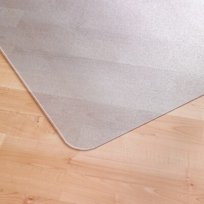 Floortex Cleartex Advantagemat Hard Floor Chair Mat, 30" x 48", Clear PVC (FC127519EV)