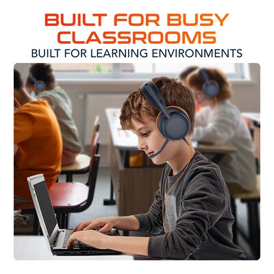 Delton Ascent S35 3.5mm Noise Canceling Stereo Phone & Computer Headset (DWHAS35)