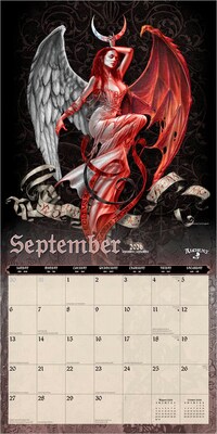 2026 BrownTrout Gothic Alchemy 12" x 12" Monthly Wall Calendar (9798330701292)