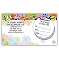 Medical Arts Press® Dual-Imprint Peel-Off Sticker Appointment Cards; We help smiles bloom