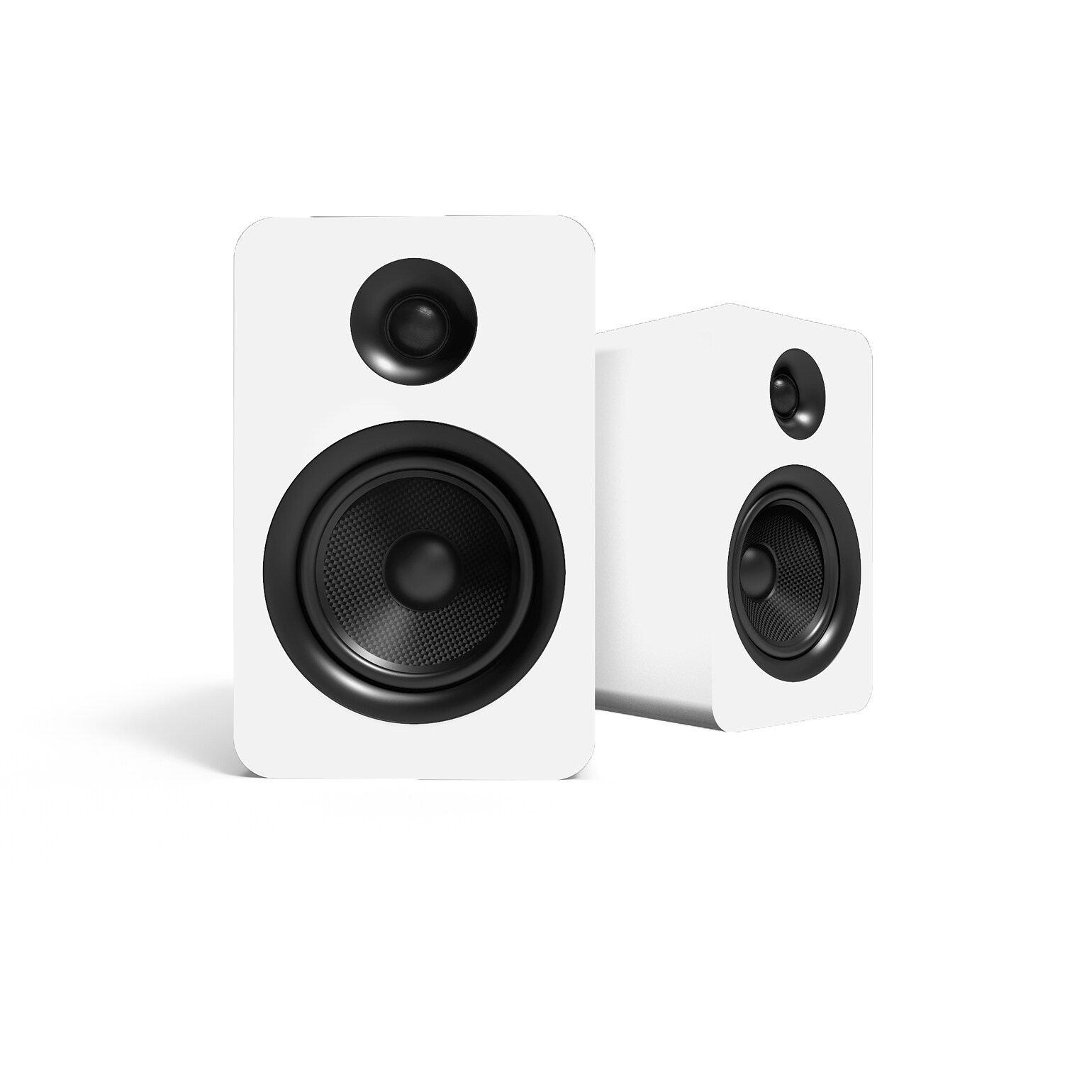 Kanto YU Passive 5.25 Speakers with 1 Silk Dome Tweeter and 5.25 Kevlar Woofer, White, Pair (YUP6)