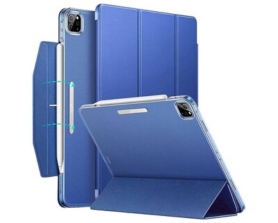 SaharaCase ESR Folio Case for Apple iPad Pro 11" (2nd, 3rd, and 4th Gen 2020-2022), Blue (TB00004)