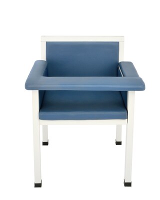 Viva Comfort. Antimicrobial Phlebotomy Blood Drawing Chair, 350 lbs. Capacity, Blue (ADI997-02-BLU-MK)