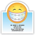 Medical Arts Press® Dental Die-Cut Magnets; 3x3, Smile Braces