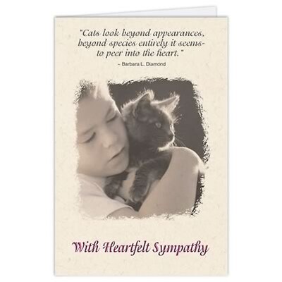 Medical Arts Press® Veterinary Sympathy Cards; Heartfelt Sympathy, Blank Inside