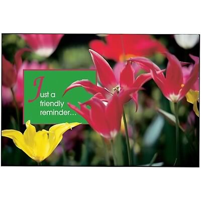 Medical Arts Press® Standard 4x6 Postcards; Red and Yellow Flowers