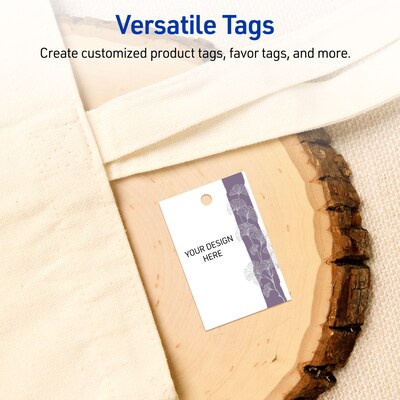 Avery 3" Blank Price & Merchandise Tags, White, 80/Carton (S00-F4W-PRMWT10)