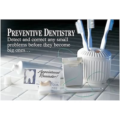 Medical Arts Press® Dental Postcards; for Laser Printer; Preventive Dentistry, 100/Pk