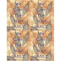 Recycled Laser Postcards;  We Care For Your Smile, 100/Pk