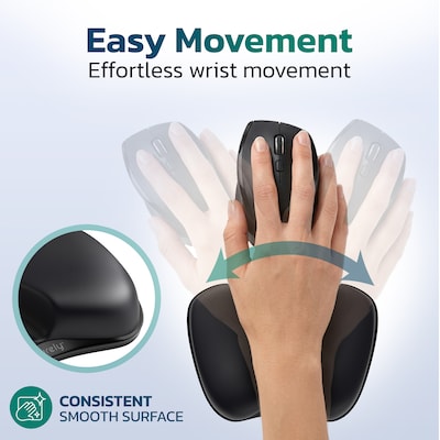 Purely E280 Memory Foam Non-Skid Wrist Rests, Black (PCCE280BK)