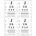 Medical Arts Press® Eye Care Postcards; for Laser Printer; Friendly Reminder Chart, 100/Pk