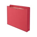 Quill Brand® Reinforced File Jacket, 2 Expansion, Letter Size, Red, 50/Box (74920RD)