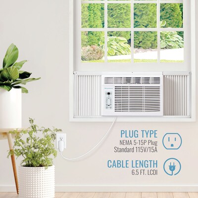 Keystone 14,500 BTU Window Air Conditioner with Remote, White (KSTAW14CE)