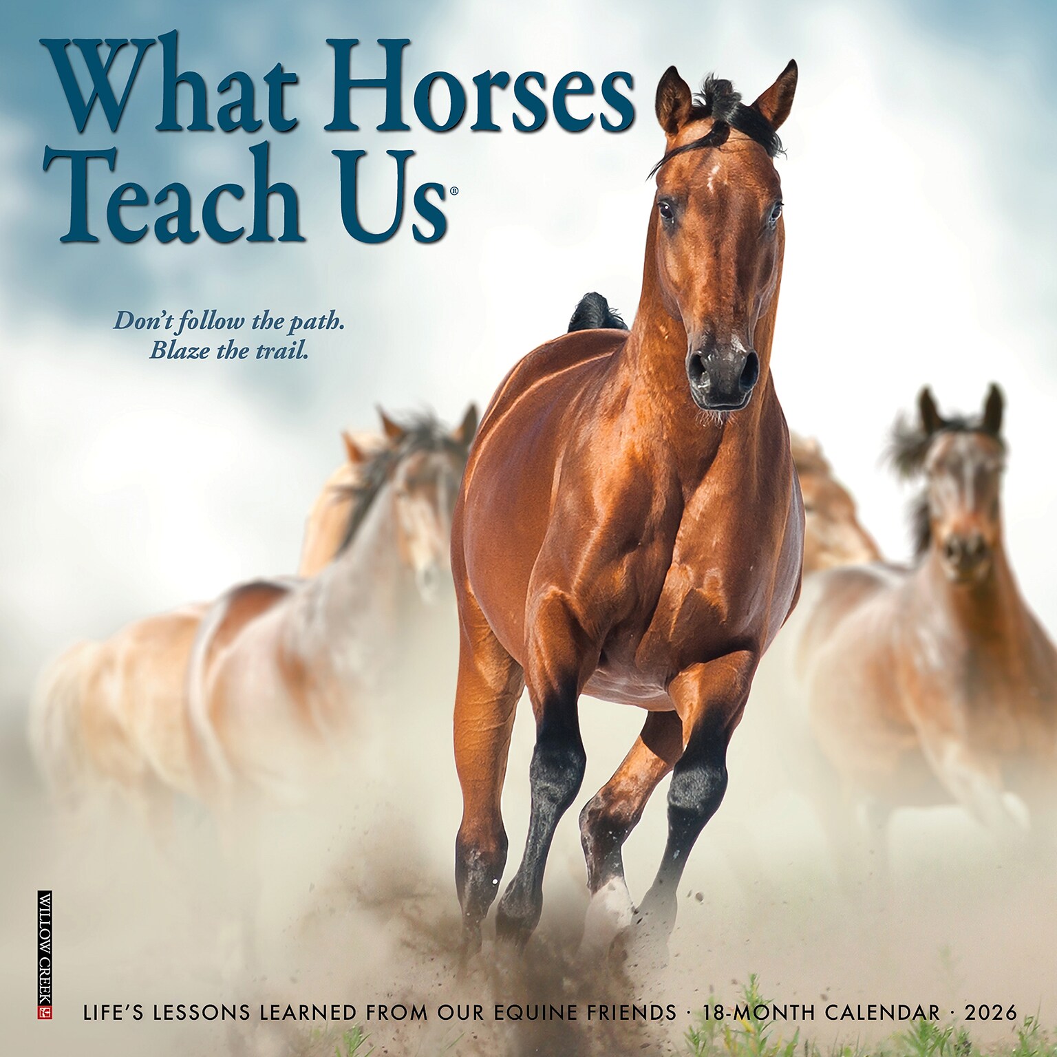 2026 Willow Creek What Horses Teach Us 7 x 7 Monthly Wall Calendar (53843)