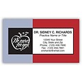 Medical Arts Press® Business Card Stickies™; Blue/Red