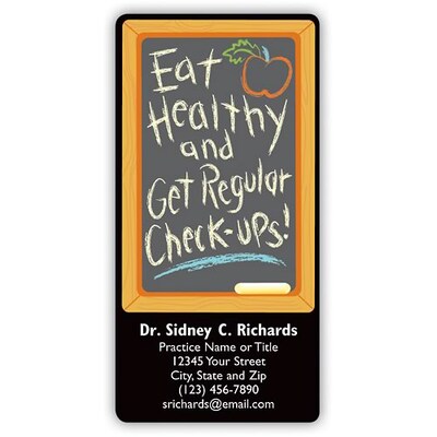 Medical Arts Press® 2x4 Full Color Medical Magnets; Eat Healthy