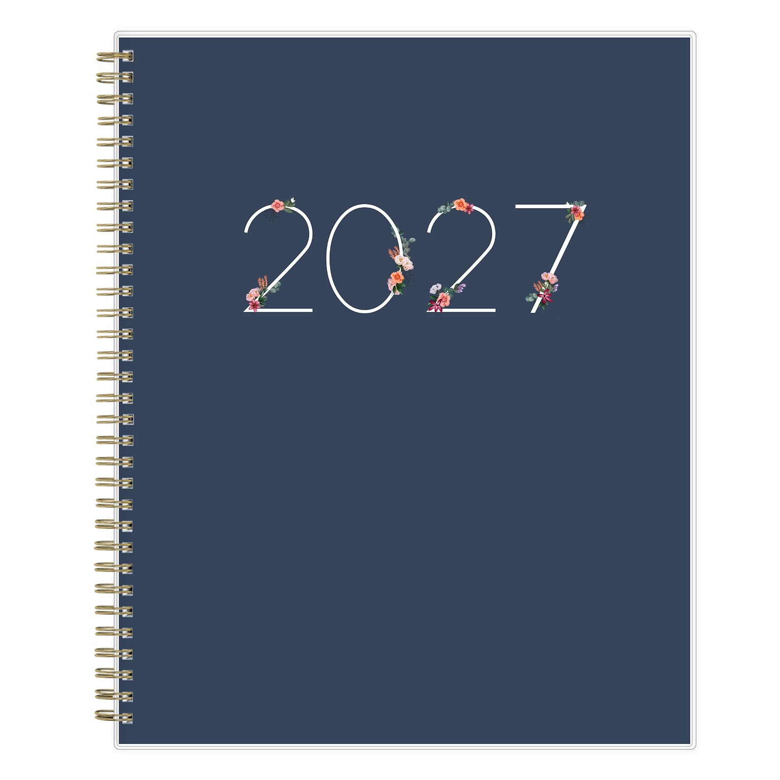 2027 Blue Sky Ashlyn 8.5 x 11 Calendar Year Weekly & Monthly Standard Planner, Plastic Cover, Navy