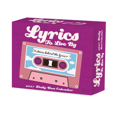 2027 Willow Creek Lyrics to Live By 5.4 x 6.2 Day-to-Day Calendar (63583)
