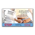 Medical Arts Press® Dual-Imprint Peel-Off Sticker Appointment Cards; Waist Time