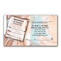 Medical Arts Press® Dual-Imprint Peel-Off Sticker Appointment Cards; Wash Face