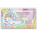 Medical Arts Press® Dual-Imprint Peel-Off Sticker Appointment Cards; Foot on Multicolor Background