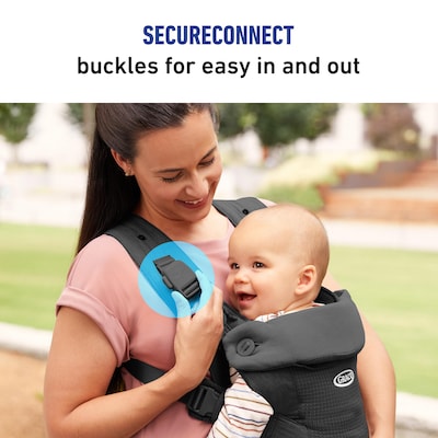Graco Cradle Me Lite 3-in-1 Carrier, Charcoal Grey (2145561)