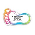Medical Arts Press® Podiatry Die-Cut Magnets; 3x1-3/4, Multi-Color Foot