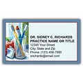 Medical Arts Press® Dental Full-Color Designer Business Cards; Tooth/Glass