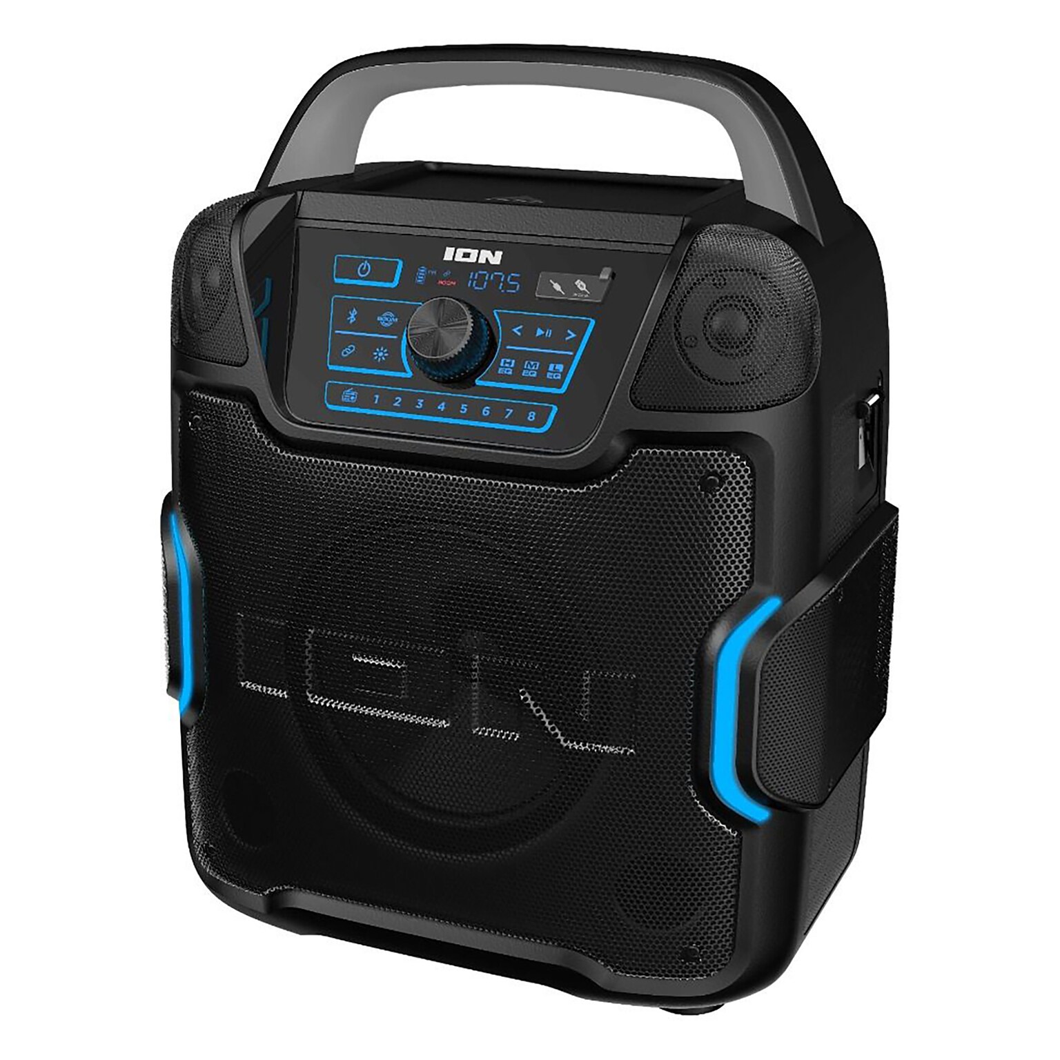 ION Sport 320° Bluetooth Portable All-Weather Speaker, Water Resistant, Black (SPORT320XUS)