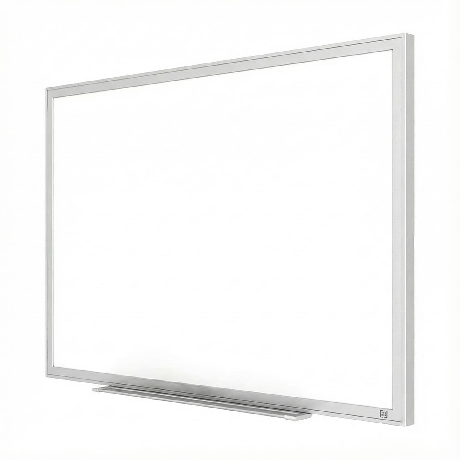 TRU RED™ Melamine Dry Erase Board, Gray Frame, 2 x 1.5 (TR59356)