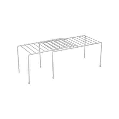 Better Houseware Coated Steel Medium Expanding Shelf, White (BTH1862)