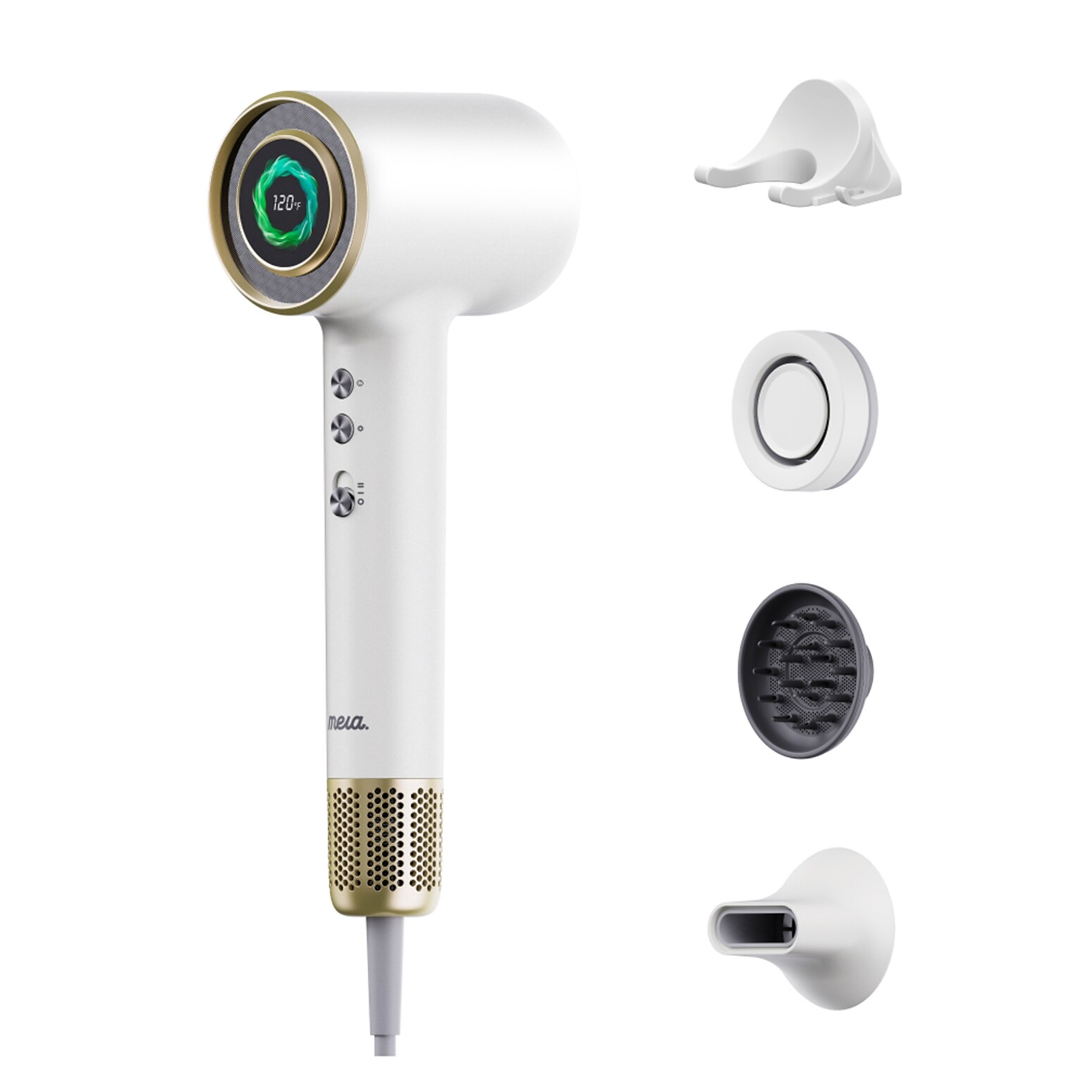 Mera Pro Bi-Ionic High-Speed Aromatic Hair Dryer, Gold White (MC0152106)