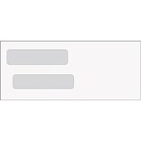 Quill Brand Easy Close Self Seal #8 Double Window Envelope, 3 5/8 x 8 5/8, White, 500/Carton (9253