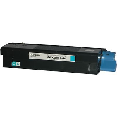 Quill Brand® Compatible OKI® 42127403 Cyan High Yield Laser Toner Cartridge (Lifetime Warranty)
