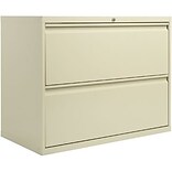 Lorell 2 Drawer Lateral File Cabinet Cloud Letter Legal 42 W Llr22955 Quill Com