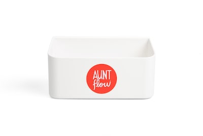Aunt Flow Sanitary Pad and Tampon Display Box, White (DISP-BOX-2)