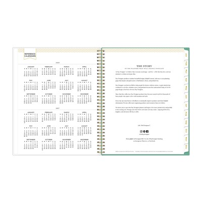 2026 Blue Sky Day Designer Peyton 8.5" x 11"  Weekly & Monthly Planner, Plastic Cover, Multicolored (103618-26)