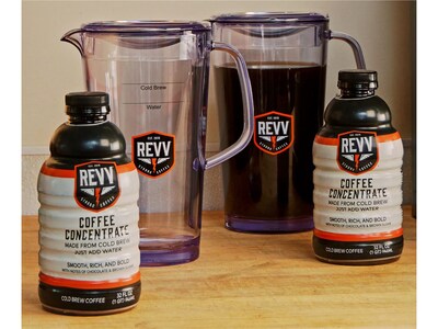 Keurig REVV Cold Coffee Pitcher, 64 Oz., Transparent Purple (5000380495)