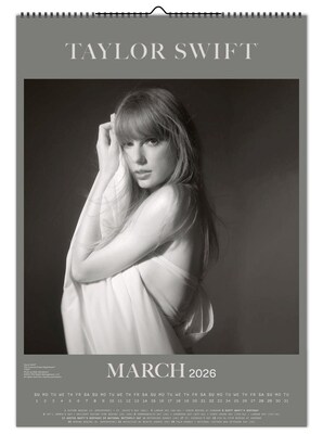 2026 BrownTrout Taylor Swift 11.69" x 16.53" Monthly Wall Calendar (9798330707737)