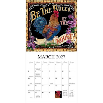 2027 BrownTrout Bless This Nest 12" x 12" Monthly Wall Calendar (9781773728841)