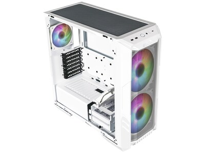 Cooler Master HAF 500 ATX Mid-Tower Computer Case, White (H500-WGNN-S00)