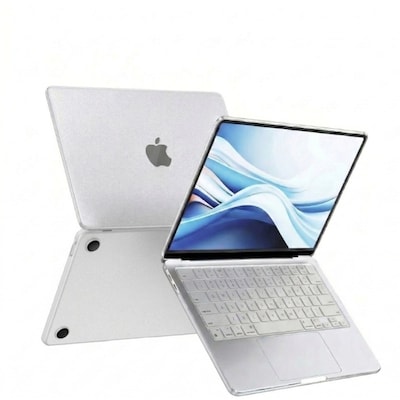 TechProtectus Crystalline Clear Case for MacBook Neo 13" (2026)  with Keyboard Cover, Frosted Matte Clear (TP-CM-NEO13)