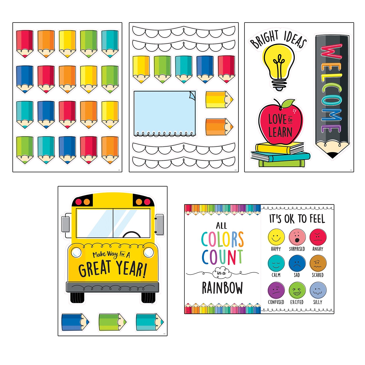 Creative Teaching Press Ready For School Bulletin Board (CTP10871)