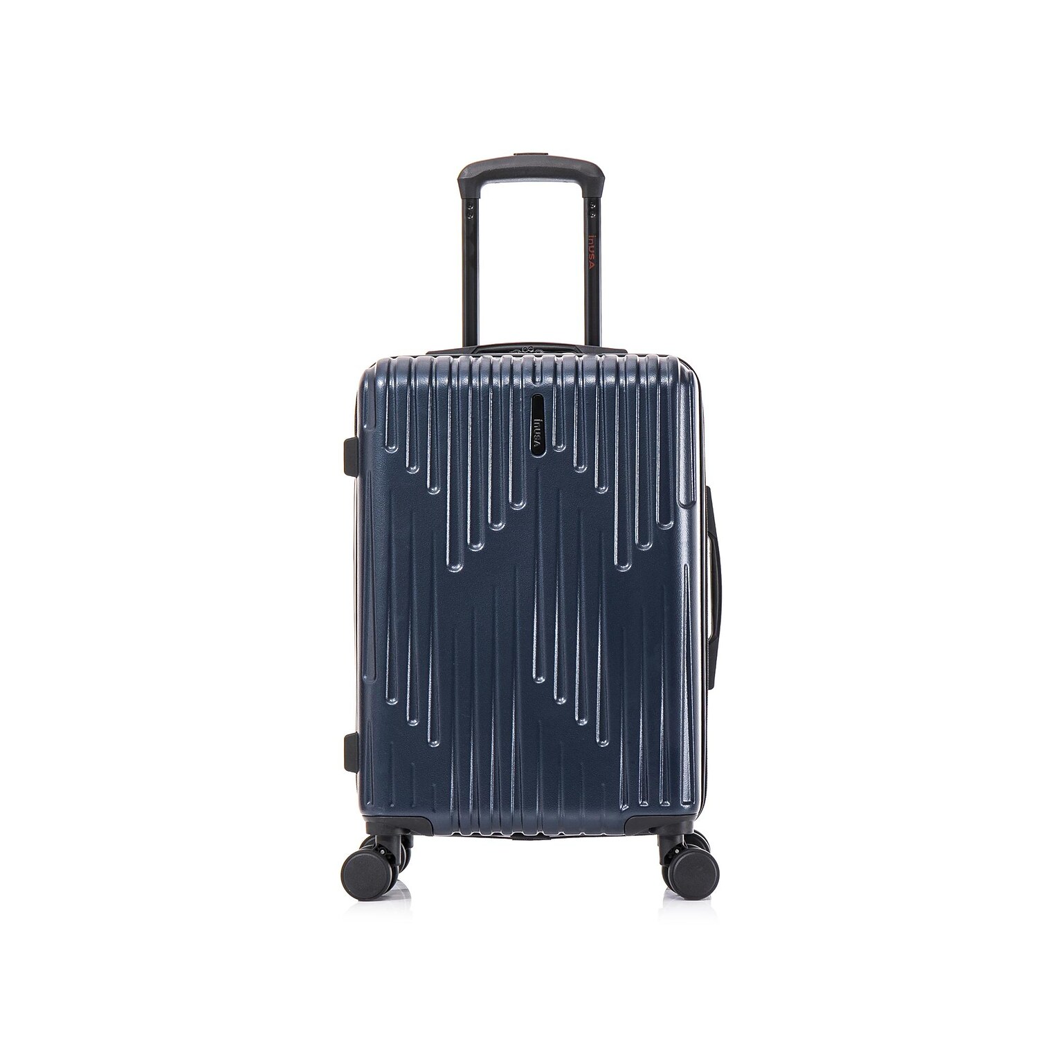 InUSA Drip 20 Hardside Carry-On Suitcase, 4-Wheeled Spinner, TSA Checkpoint Friendly, Blue (IUDRI00S-BLU)