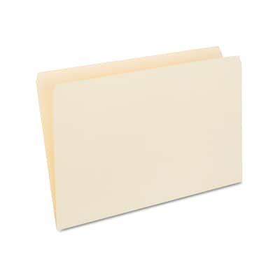 Quill Brand® Premium Reinforced File Folders, Straight Cut, Legal Size, Manila, 100/Box (771133)