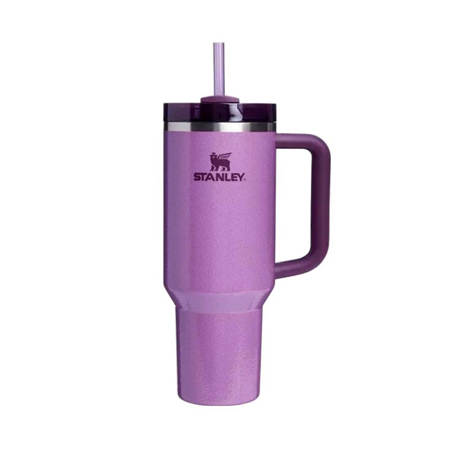 Stanley Quencher Stainless Steel Double Wall Insulated Tumbler, 40 oz., Hammertone Lilac (10-12552-061)