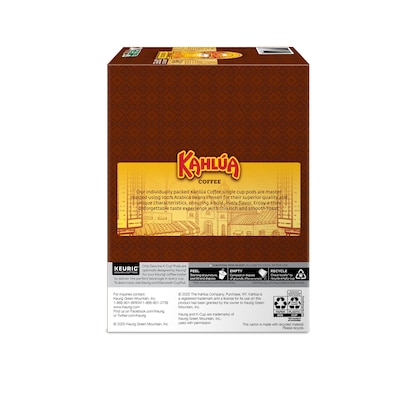 Kahlua Original Blend Coffee Keurig® K-Cup® Pods, Light Roast, 24/Box (PB4141)